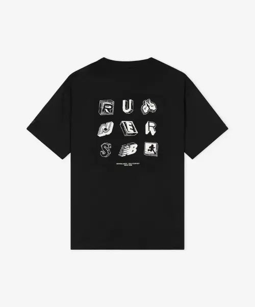 [NEW BALANCE] NBNEG25423 UNI RC FROZEN Pictogram Short Sleeve T-Shirt (Black) / NBNEG25423 / UNI RC FROZEN 픽토그램 반팔티 (BLACK)