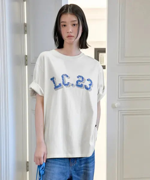 [LOW CLASSIC] Lc 23 BASIC TEE_IVORY [LC262TS18IV]