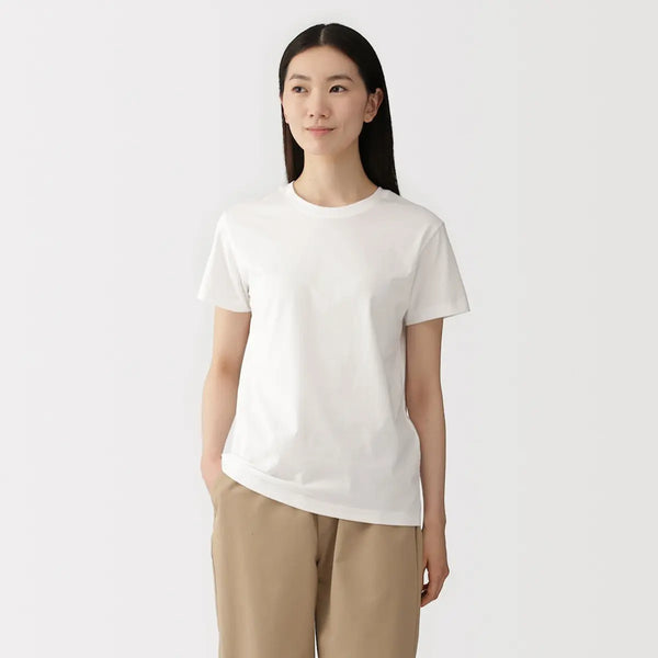 [MUJI] Jersey Crewneck T-Shirt / 저지 크루넥 반소매 티셔츠