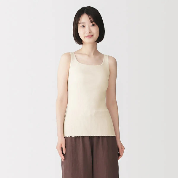 [MUJI] Soft Ribbed Bralette Tank Top / 보드라운 리브 브라 탱크톱