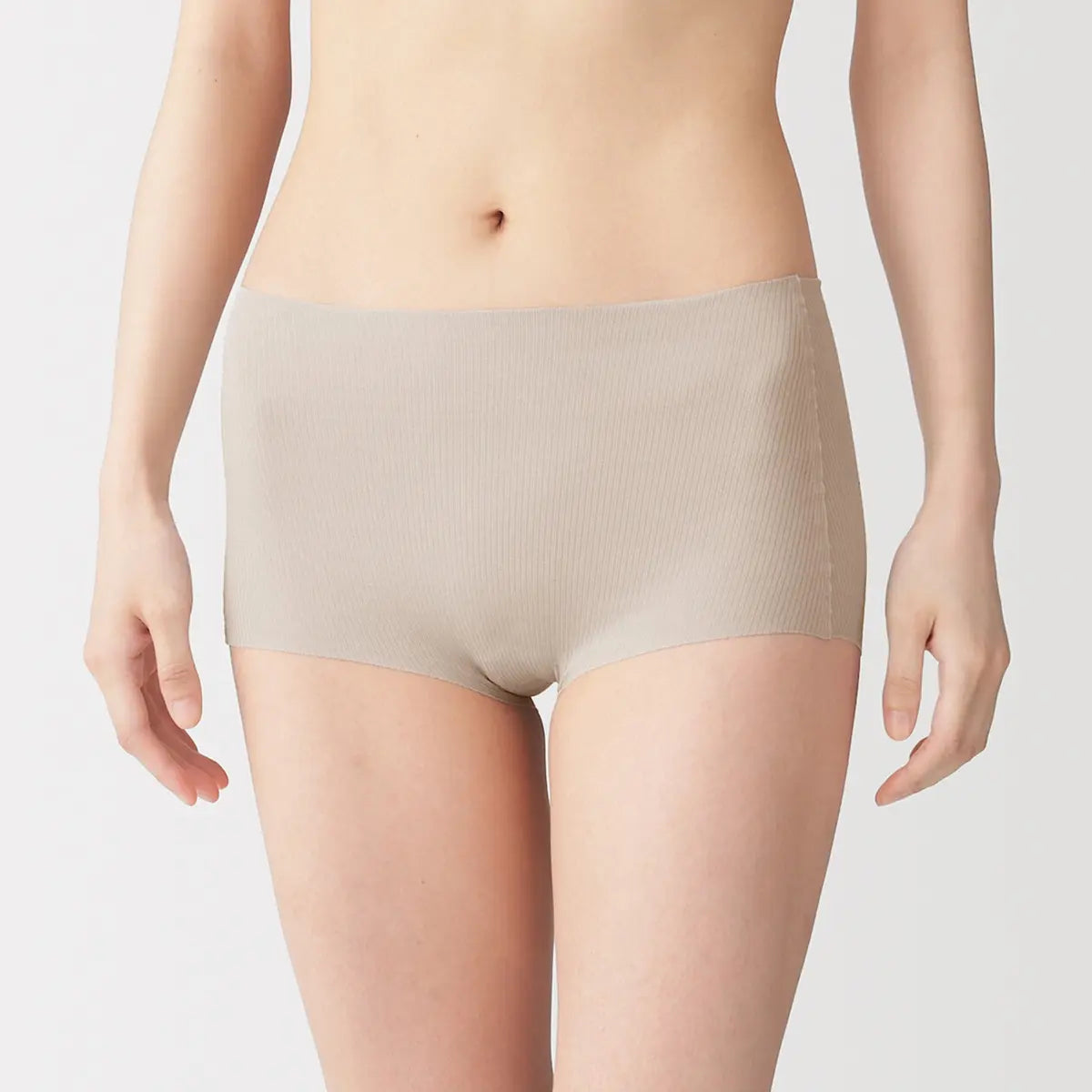 [MUJI] Soft Touch Ribbed Shorts / 소프트 터치 리브 쇼츠