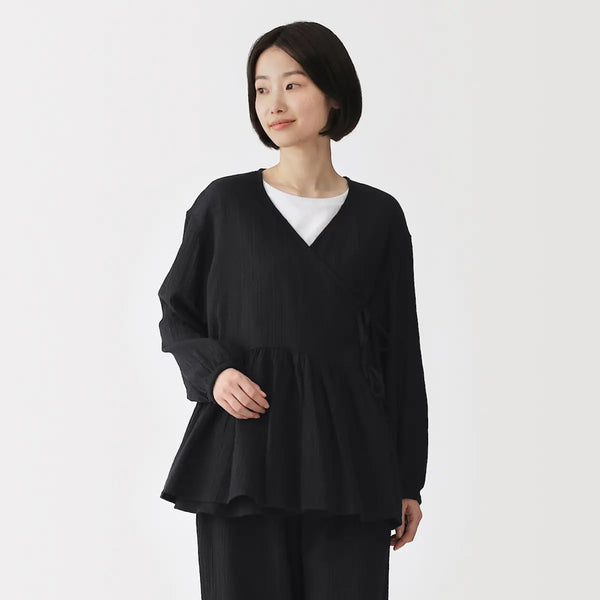 [MUJI] Women's Crepe Gauze Short Cardigan / 여성 크레이프 가제 쇼트 가디건