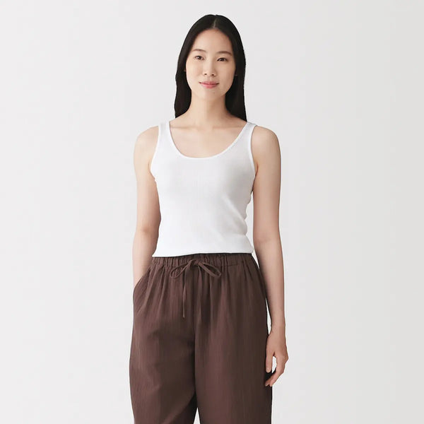 [MUJI] Ribbed Tank Top / 리브 탱크톱