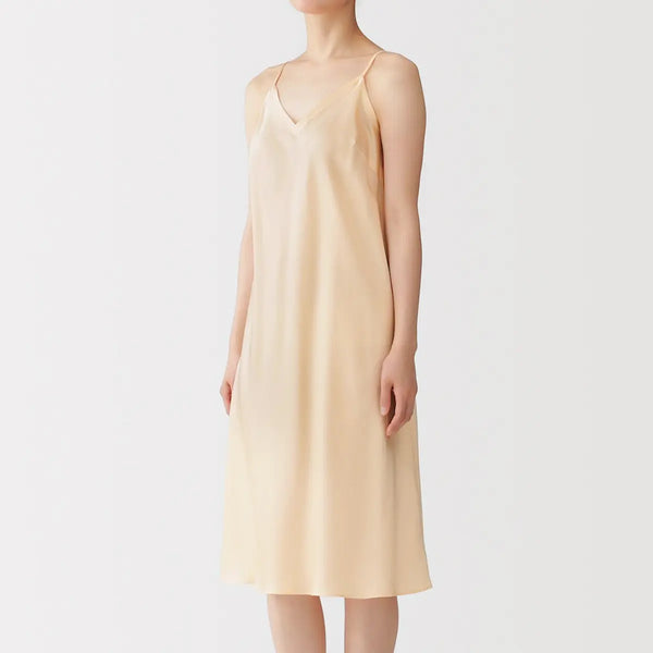 [MUJI] Women's Soft Satin Slip Dress / 여성 소프트 새틴 슬립 드레스
