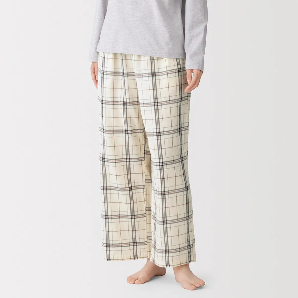 [MUJI] Women's Double Gauze Long Pants / 여성 이중 가제 롱 팬츠