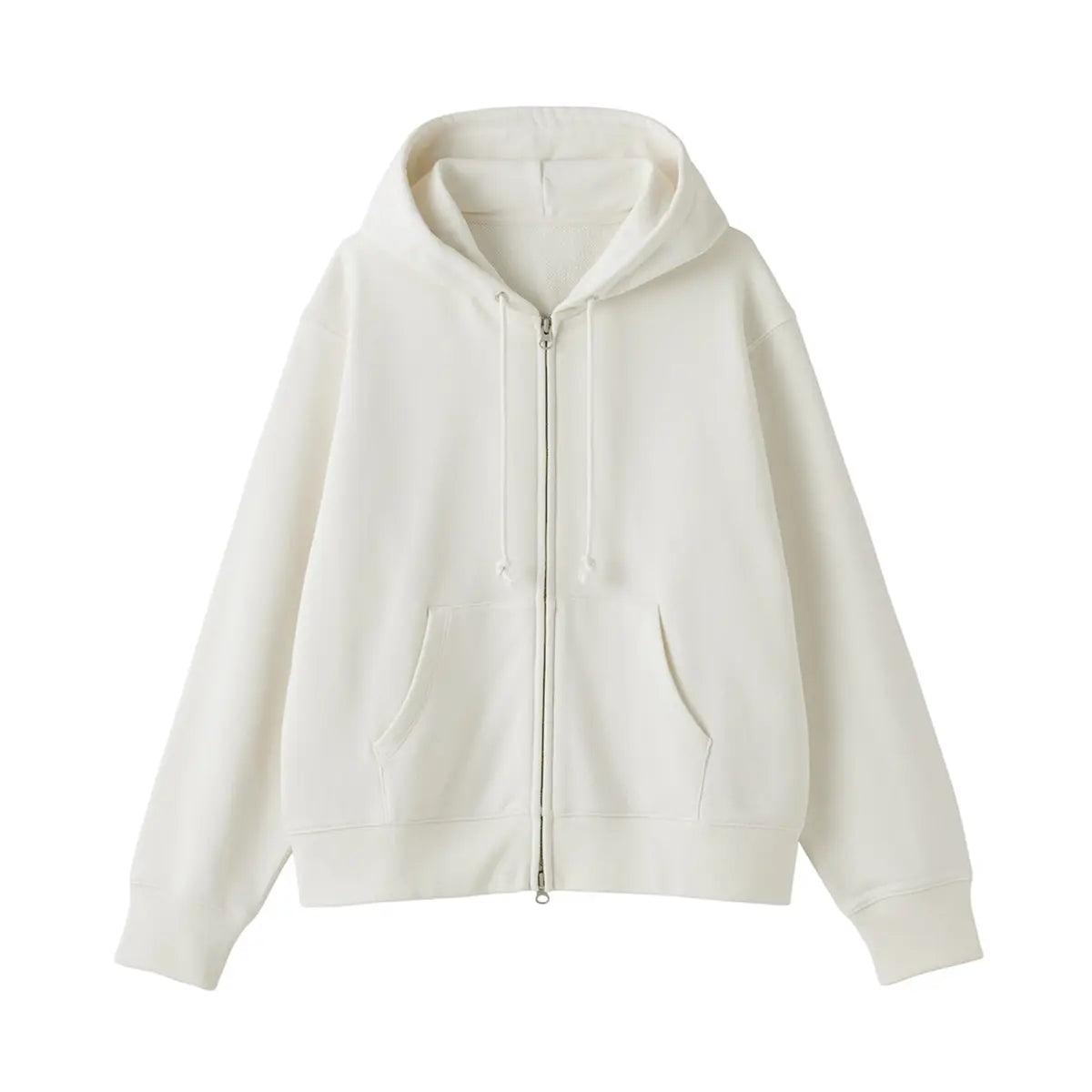 [MUJI] French Terry Zip-Up Hoodie / 프렌치 테리 집업 후디
