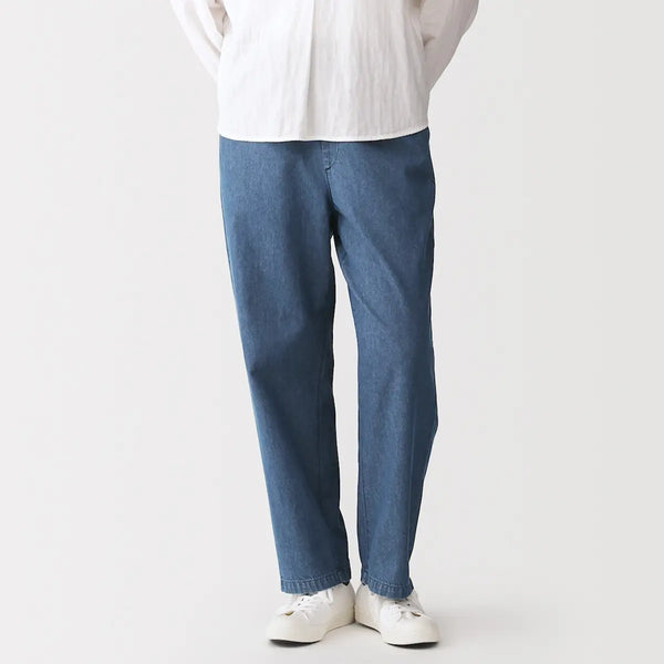 [MUJI] Washed Denim Easy Pants / 워싱 데님 이지 팬츠