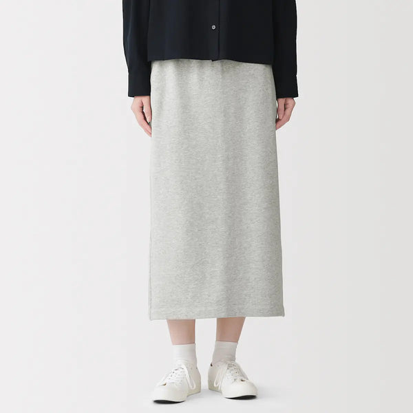 [MUJI] French Terry Straight Skirt / 프렌치 테리 스트레이트 스커트