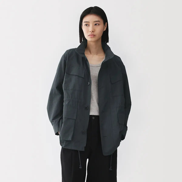 [MUJI] Natural Dye Work Blouson Jacket / 염료에 천연 소재를 더한 워크 블루종