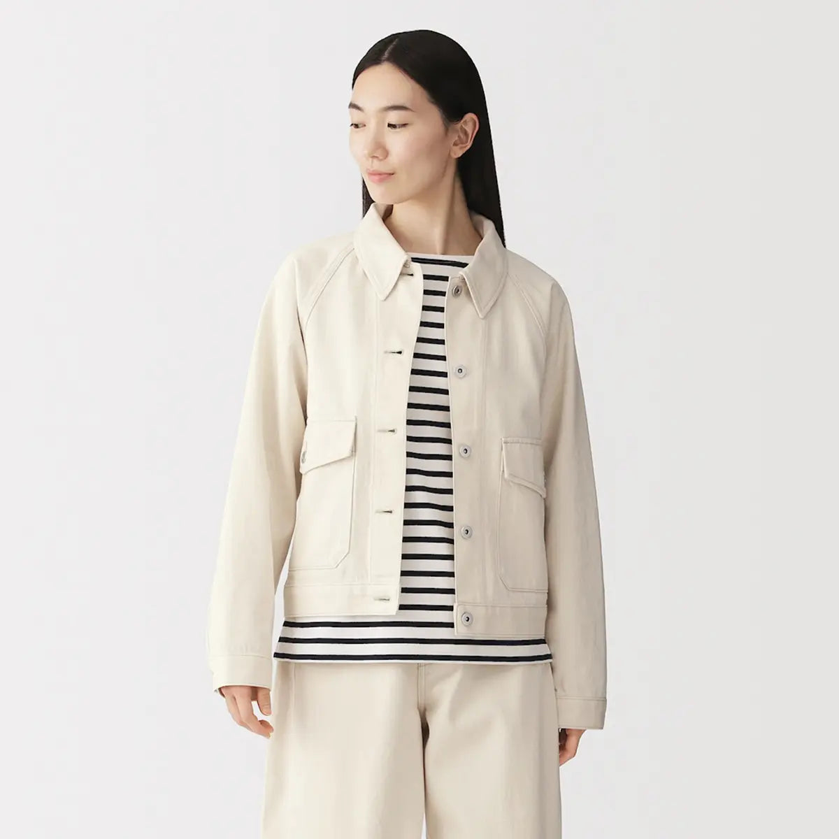 [MUJI] K-Pock Blend Jacket / 케이폭 혼방 재킷