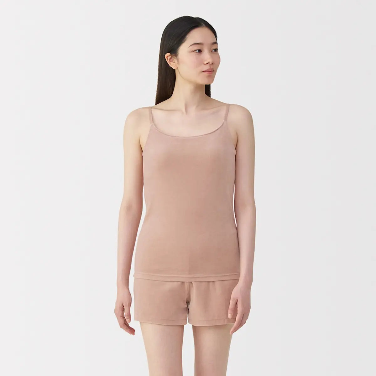 [MUJI] Cotton Velour Bra Camisole / 코튼 벨루어 브라 캐미솔