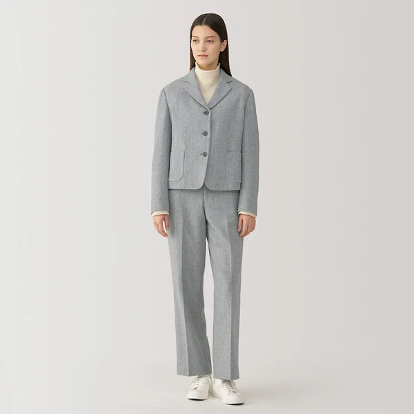 [MUJI] Wool Blend Straight Trousers / 울 혼방 스트레이트 팬츠