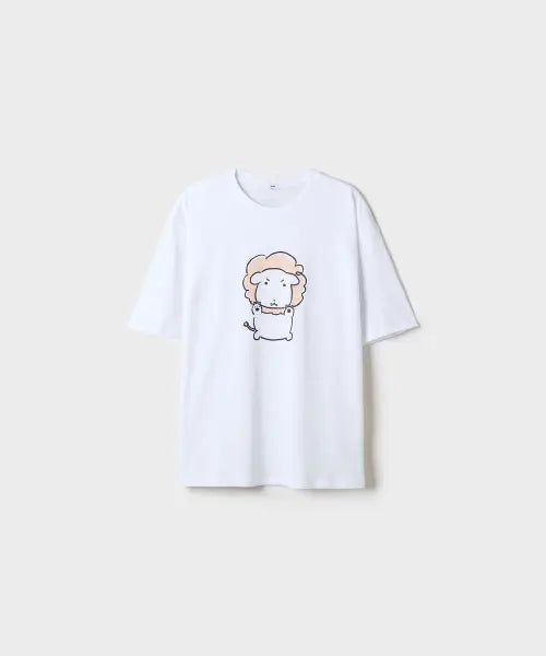 [SPAO] GANADAR Constellation Short Sleeve T-Shirt (Brown) / [가나디] 별자리 반팔 티셔츠(Brown)_SPRLG49U01