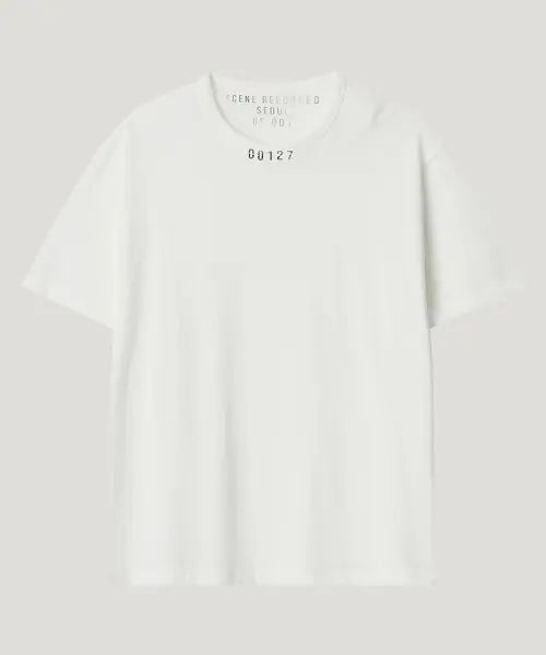 [UUNE SCENE] Unisex Record No.001 T-Shirt_Ivory
