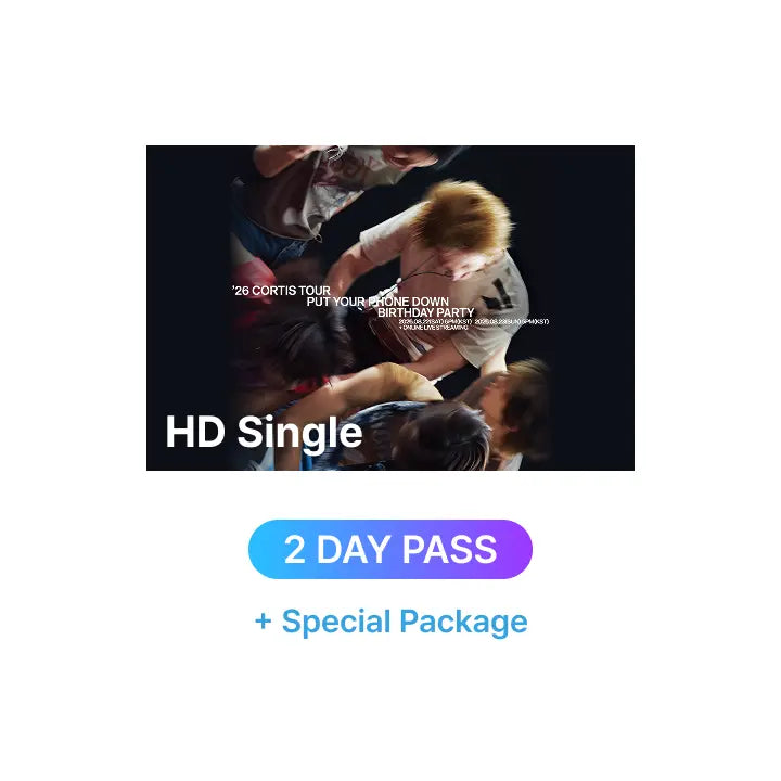 [CORTIS] 2026 CORTIS TOUR <PUT YOUR PHONE DOWN> BIRTHDAY PARTY HD Single-view (2 DAY PASS) + Special Package