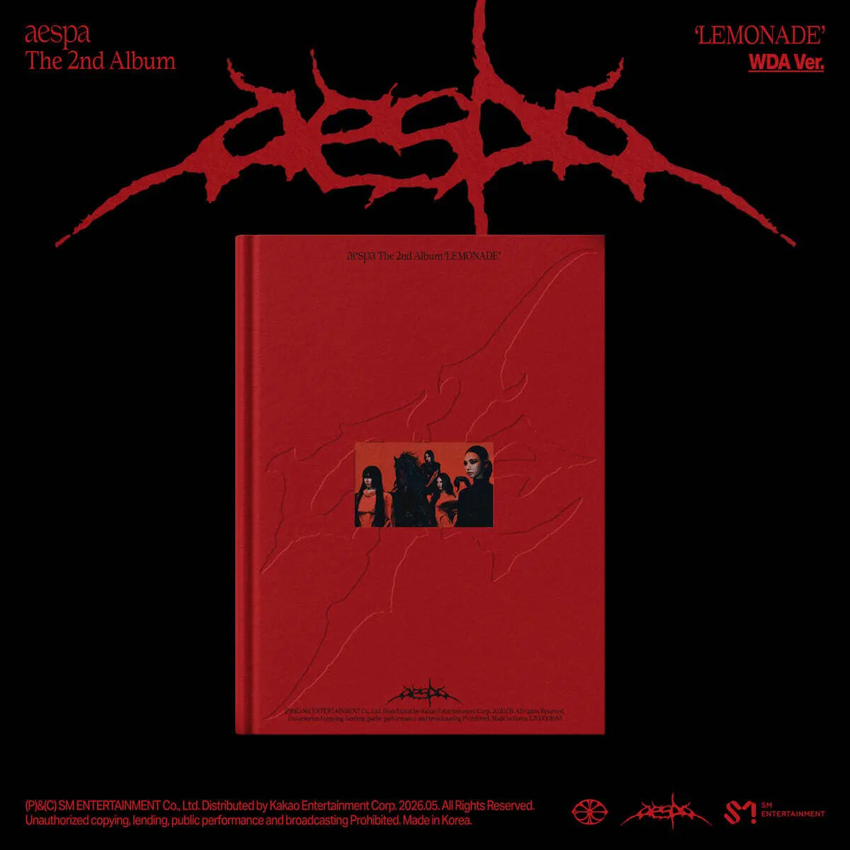 [aespa] aespa 2nd Album: LEMONADE [WDA Ver.] / 에스파 (aespa) - 2집 : LEMONADE [WDA Ver.]