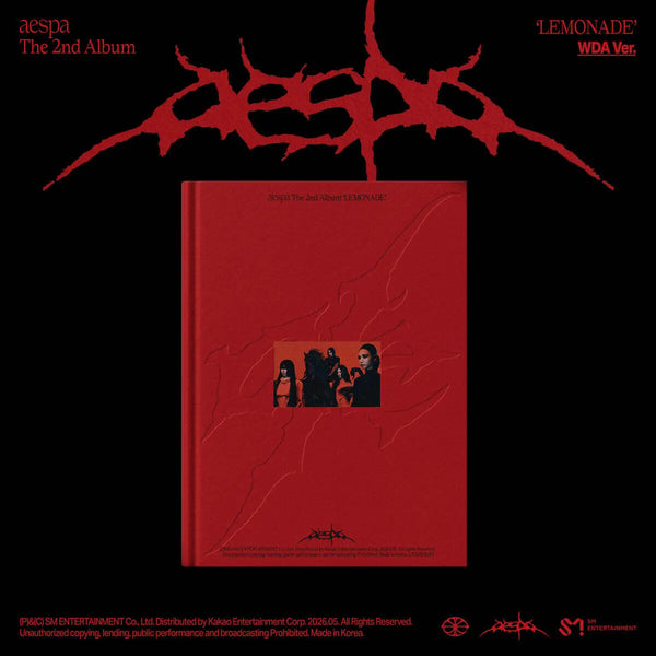 [aespa] aespa 2nd Album: LEMONADE [WDA Ver.] / 에스파 (aespa) - 2집 : LEMONADE [WDA Ver.]
