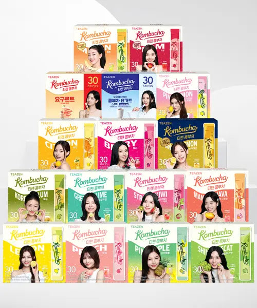 [TEAZEN] Tazo Kombucha 30 Sticks (Choose 2 flavors, total 60 sticks) / 티젠 콤부차 30스틱 16종 택2(30스틱 총 2팩)