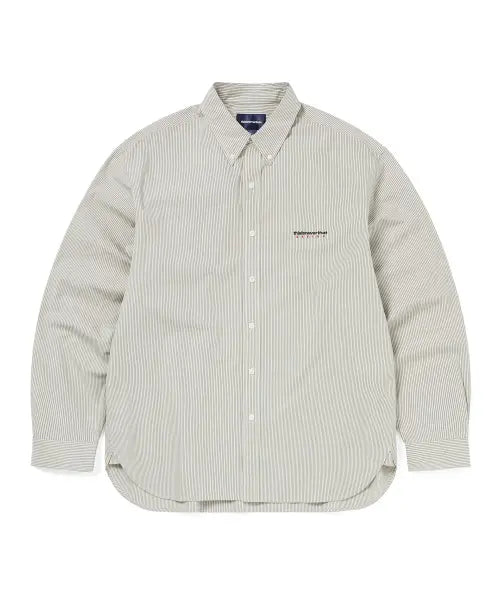 [THISISNEVERTHAT] DSN Striped Shirt Beige