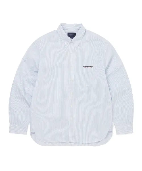 [THISISNEVERTHAT] DSN Striped Shirt White