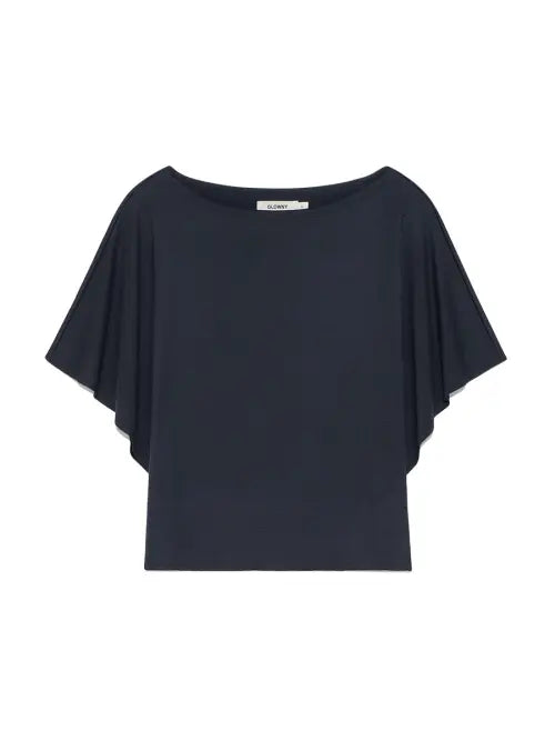 [GLOWNY] CORE HALF TEE (NAVY)