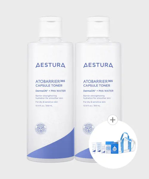[AESTURA] Atobarrier 365 Hydro Capsule Toner 300ml x 2 / 아토베리어365 하이드로 캡슐토너 300ml X 2개