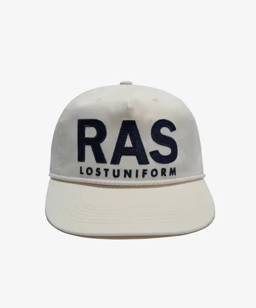 [RUSTANDSTONE] Ras String Ball Cap Ivory / Ras 스트링 볼캡 아이보리_Ras String Ball Cap Ivory
