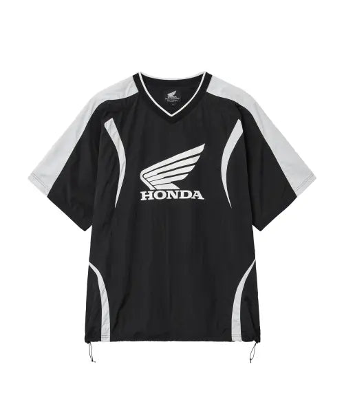 [PHYPS MOTORCYCLE] Color Block Short Sleeve Black