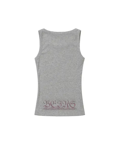 [WELLBEING EXPRESS] PEACE Pigeon Sleeveless Melange Grey