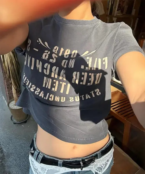 [DEARMYDEER] VINTAGE INDEX PIGMENT T-SHIRT (NAVY) / 빈티지 인덱스 피그먼트 티셔츠 (네이비)