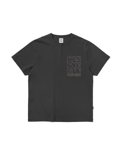 [YESEYESEE] C-logo Twinkle Tee Charcoal