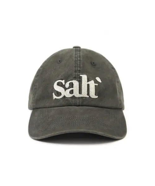 [SECONDSALT] SALT LOGO BALL CAP (KHAKI) / 솔트 로고 볼캡 (카키)