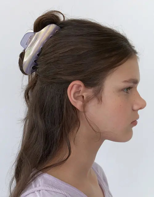 [KINDABABY] kinda essential large hair clip - aurora mist