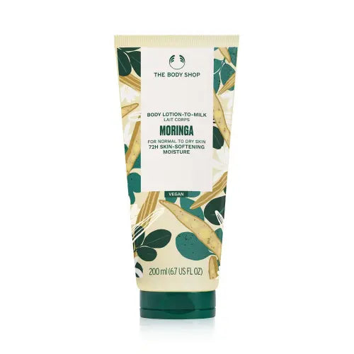 [THE BODY SHOP] Moringa Body Lotion to Milk 200ML / 모링가 바디 로션 투 밀크 200ML (34518)