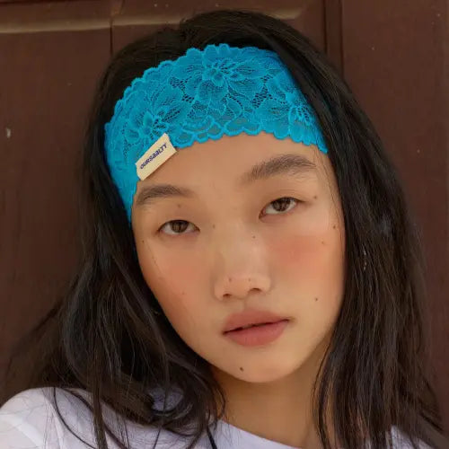 [OURSAALTY] Coquette Hair Band / Soda blue