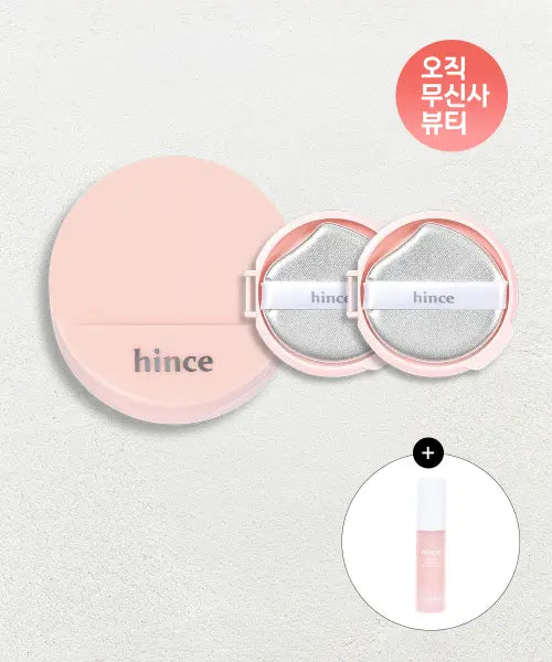 [HINCE] COVER MASTER PINK CUSHION SET / [SET] 커버 마스터 핑크 쿠션 (본품+리필2EA) (+메이크업 프렙 미니 증정)