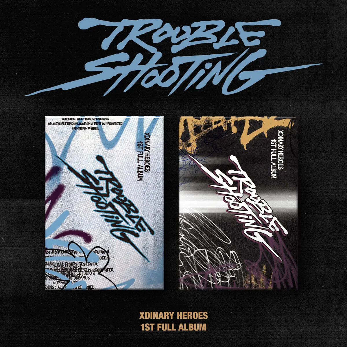 [X-dyinary Heroes] Xdinary Heroes - 1st Album: Troubleshooting (Random Version) / Xdinary Heroes (엑스디너리 히어로즈) - 1집 : Troubleshooting [2종 중 1종 랜덤발송]