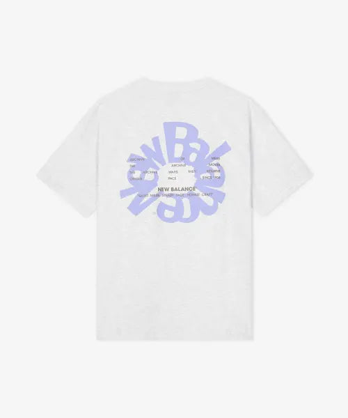 [NEW BALANCE] NBNEG3A113 / UNI Archive Pace Circle Short Sleeve T-shirt (L/Gray) / NBNEG3A113 / UNI Archive Pace Circle 반팔티 (L/GRAY)