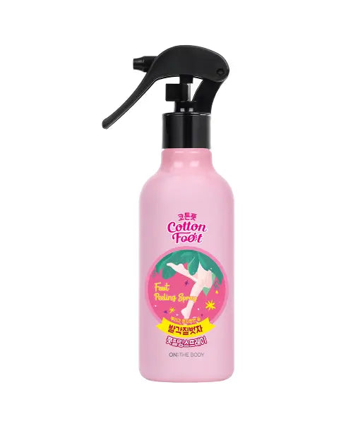 [ONTHEBODY] Cotton Foot Foot Peeling Spray 240ml / 코튼풋 발 각질벗자 풋필링스프레이 240ml