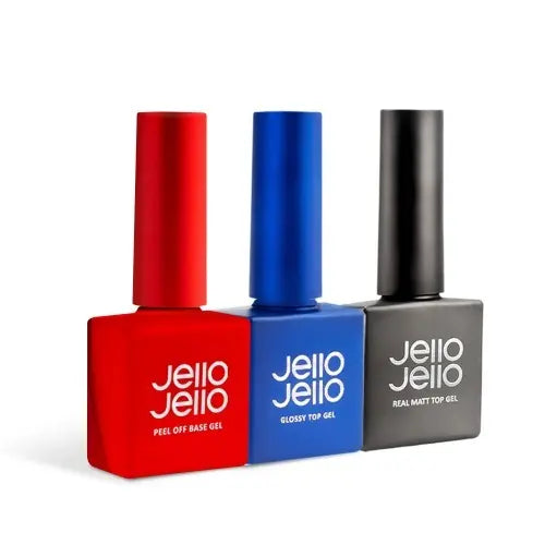 [JelloJello] Jello Jello Peel-Off Base Gel 3 Types Set / 젤로젤로 필오프베이스젤 3종기획