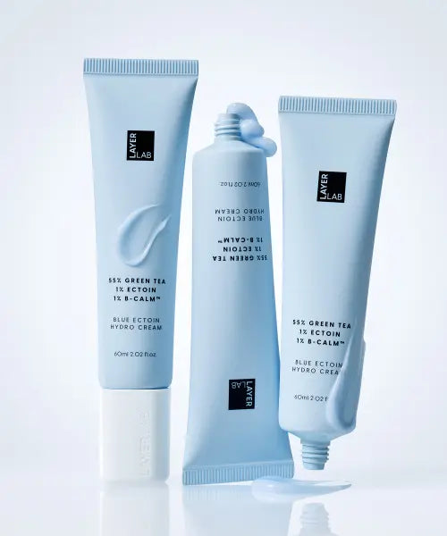 [LAYERLAB] Blue Acmarine Hydrating Cream 60ml (3-pack) / [급속진정 수분충전] 블루엑토인 수분크림 60ml 3개