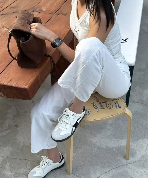[CHAMPION] Women's T Trainer Sneakers - Cream / 여성 T 트레이너 스니커즈 Cream