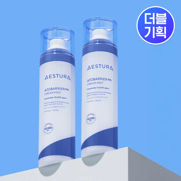 [aestura] Aestura Atobarrier365 Cream Mist 120ml (2-Pack Set) / [더블세트] 에스트라 아토베리어365 크림미스트 120ml 2입 기획
