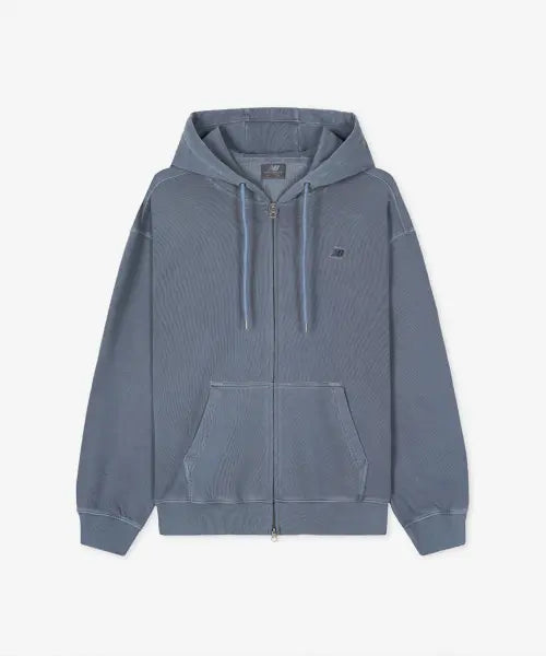 [NEW BALANCE] NBMDG21413 / UNI Essential Summer Lightweight Dyeing Hood Zip-up (Dark Blue) / NBMDG21413 / UNI 에센셜 썸머 경량 다잉 후드집업 (DARK BLUE)