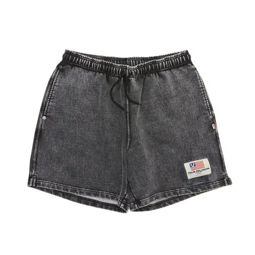 [TRUERELIGION] TR SWEAT SHORTS (WASHED)_WASHED BLACK