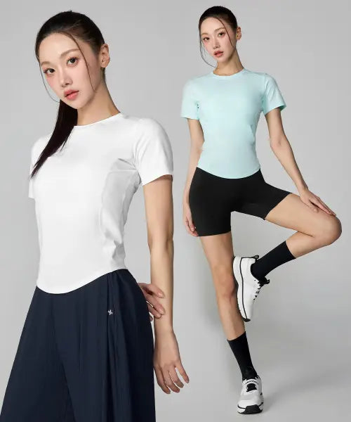 [XEXYMIX] [2PACK] Ice Scent Short Sleeve T-shirt / [2PACK] 아이스센트 숏슬리브 XFL2TS1005