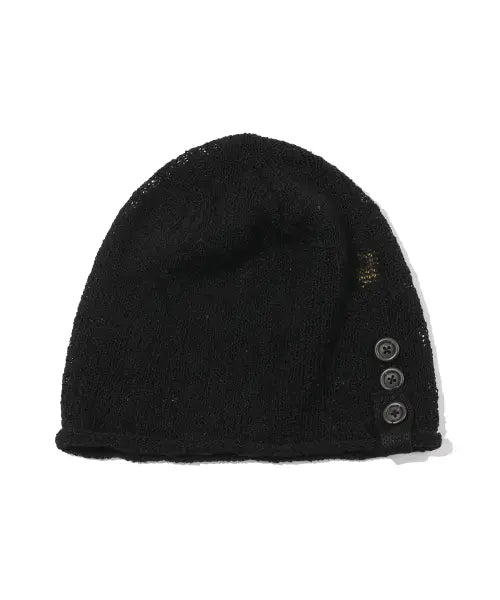 [MAINBOOTH] Button Turban Beanie(BLACK)