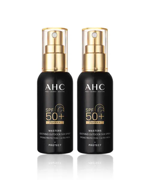 [AHC] [2PACK] AHC Masters Soothing Outdoor Sun Spray 55ml*2ea / [2개] AHC 마스터즈 수딩 아웃도어 선 스프레이 55ml*2개