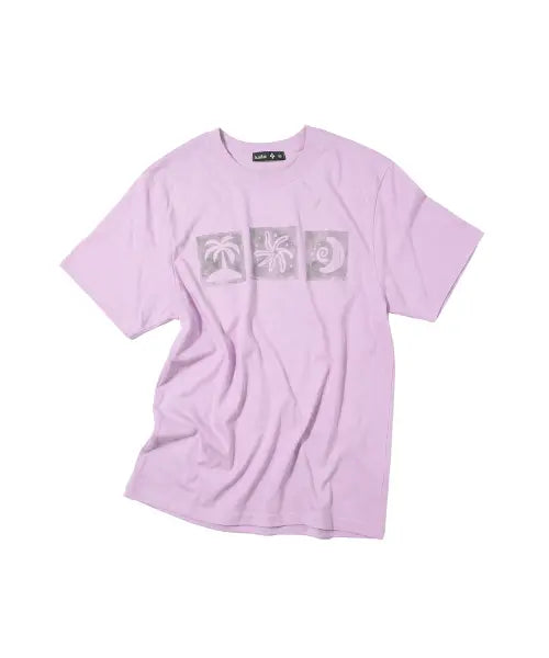 [KAIFAI] Summer Rhythm Tee (Baby Purple) K26QB239 / 썸머 리듬 반소매 티셔츠 (베이비 퍼플) K26QB239