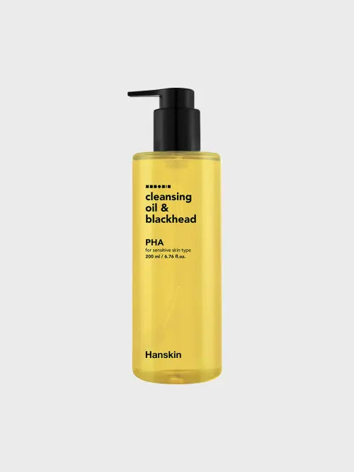 [HANSKIN] Cleansing Oil \u0026 Blackhead PHA 200ml / 클렌징오일\u0026블랙헤드 [PHA] 200ml